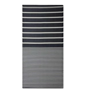 Tappeto per esterni HALDIA Nero 90 x 180 cm