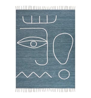 Tappeto per esterni YAVU Blu 140 x 200 cm