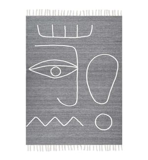 Tappeto per esterni YAVU Grigio 140 x 200 cm