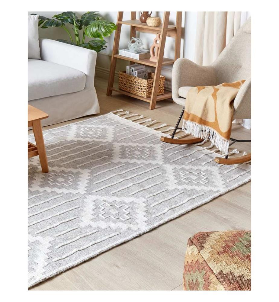 Outdoorteppich TABIAT Grau 140 x 200 cm