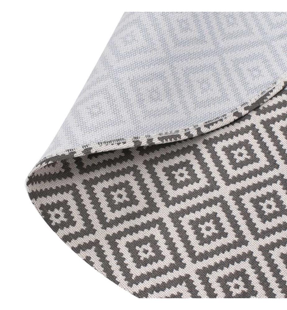 Outdoorteppich THRISSUR Grau ø 160 cm