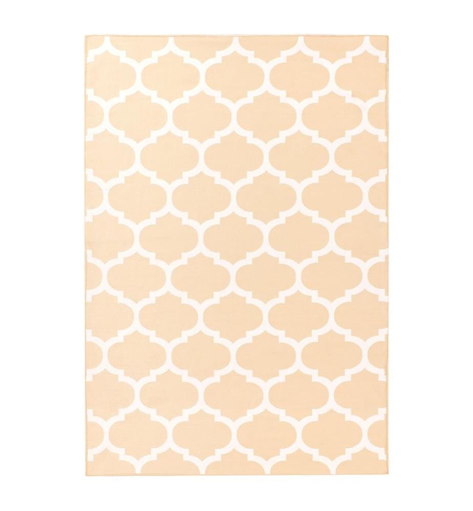 Outdoorteppich AKSU Beige 140 x 200 cm Zweiseitig