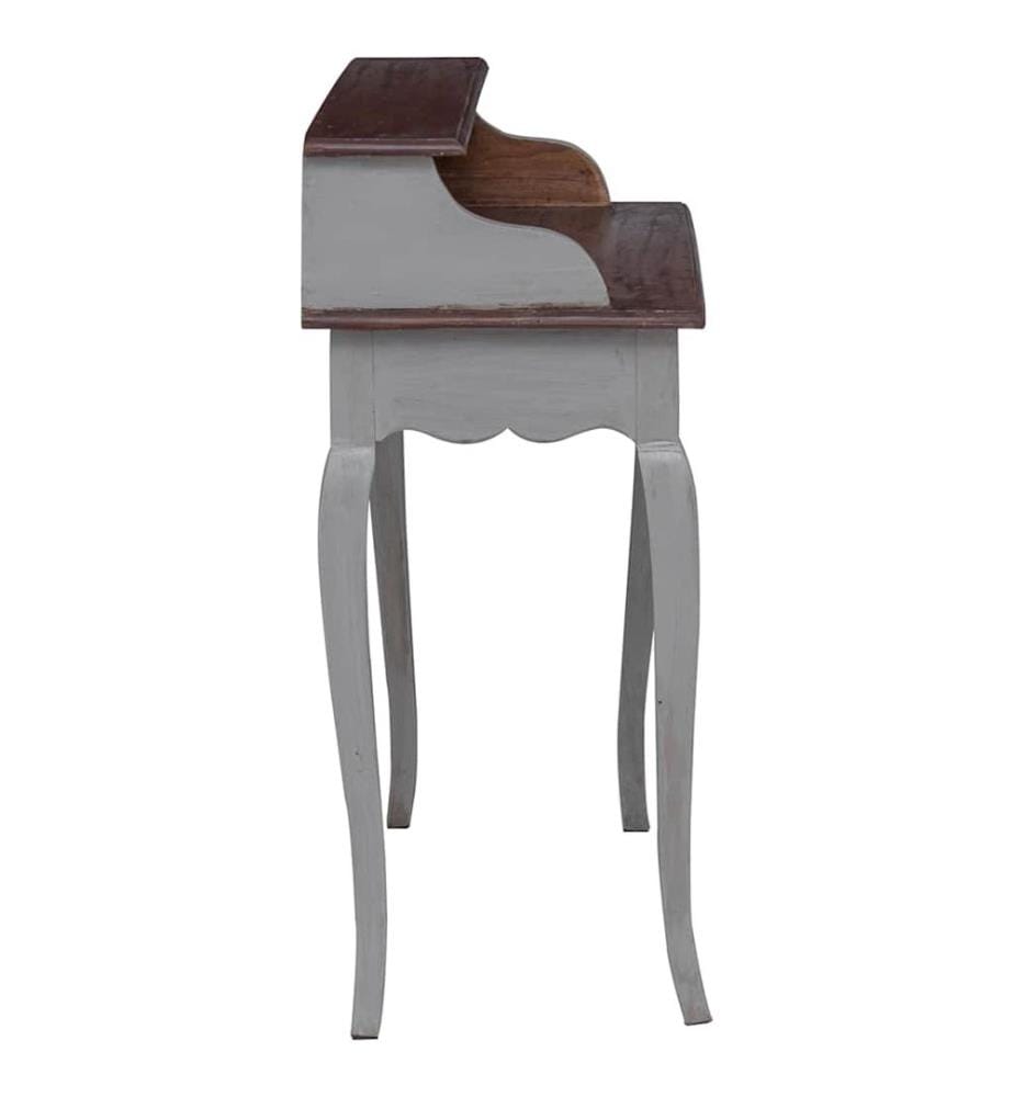 Bureau d'écriture bois d'acajou massif 80x40x92 cm