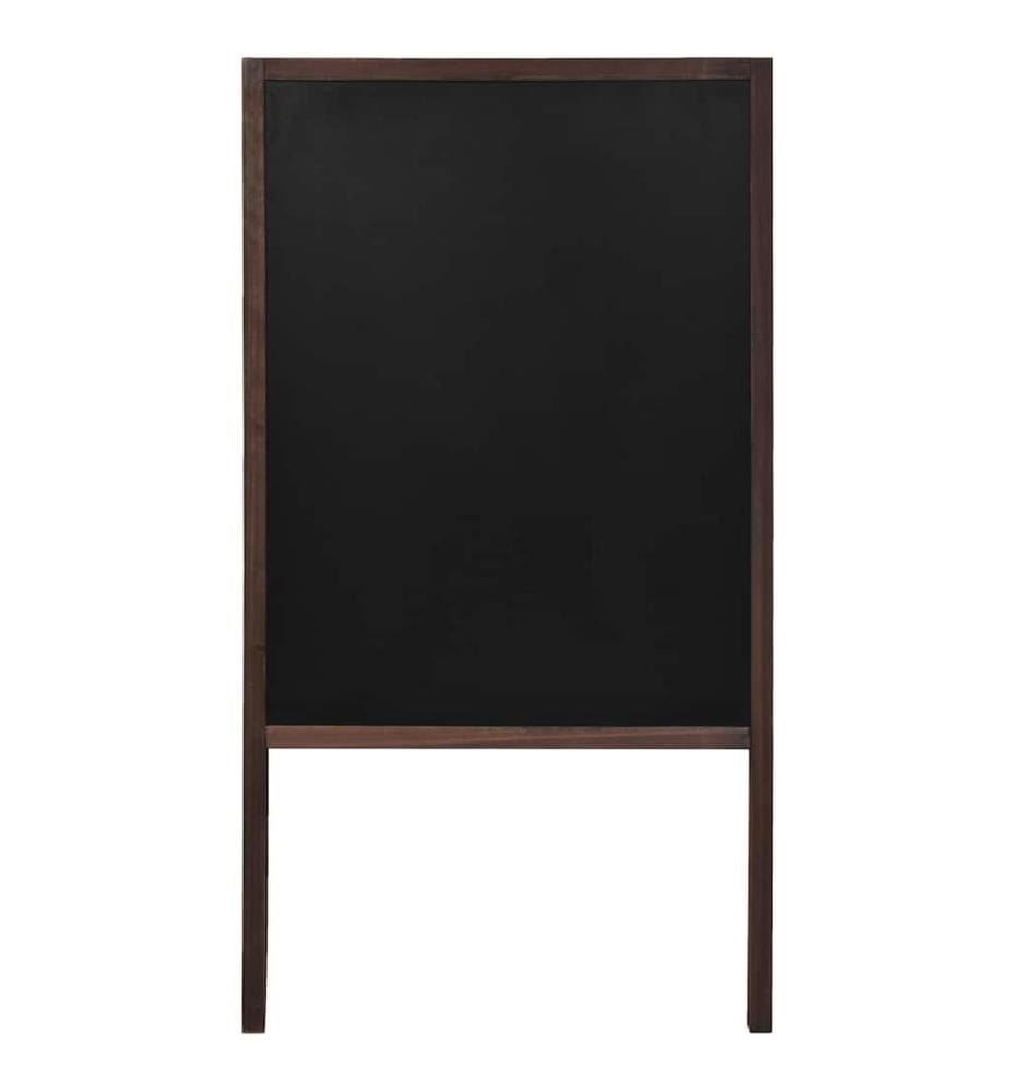 Tafel Kundenstopper Doppelseitig Zedernholz Freistehend 60×80cm