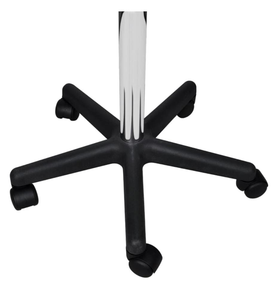 Bürohocker 2 Stk. Schwarz 35,5x84 cm Kunstleder