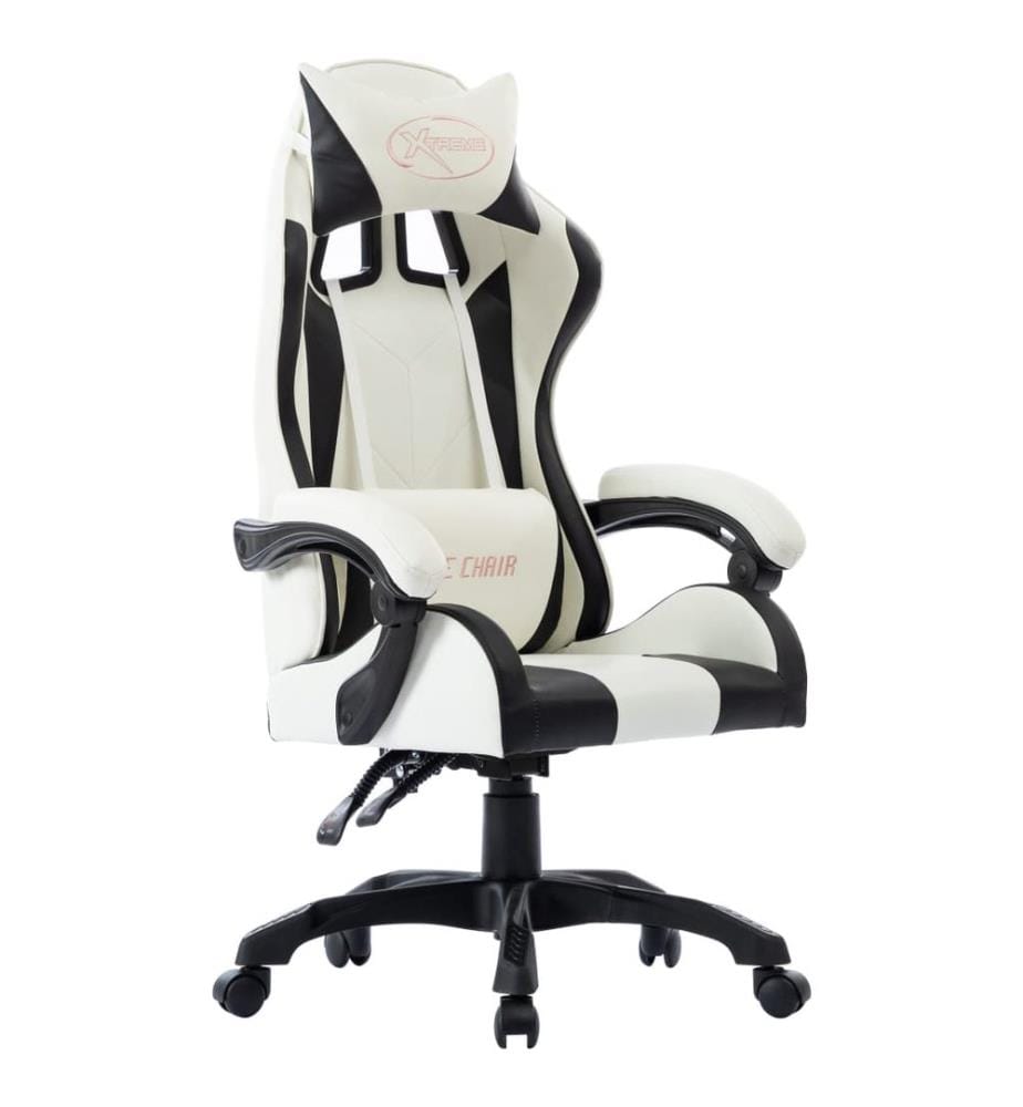 Gaming-Stuhl Schwarz Kunstleder