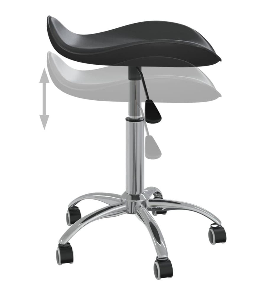 Bürostuhl Schwarz Kunstleder