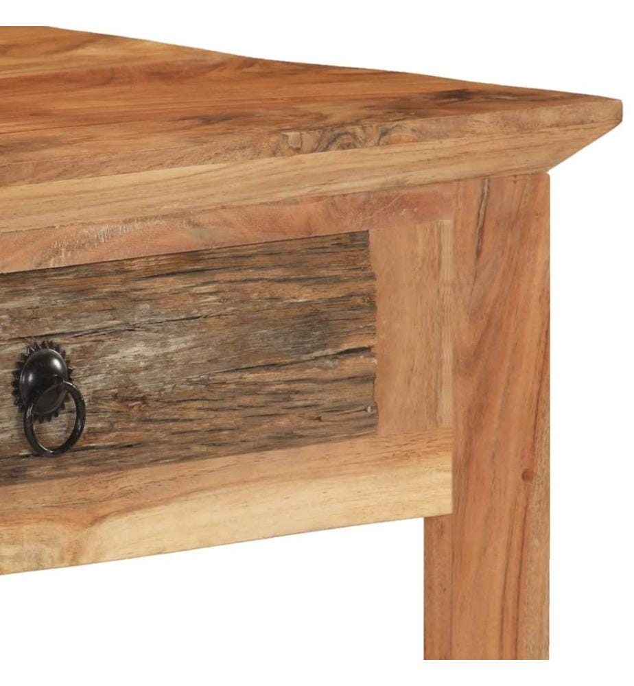 Bureau 110x50x75 cm Bois de récupération massif