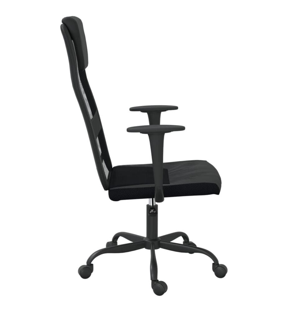 Chaise de bureau réglable en hauteur noir