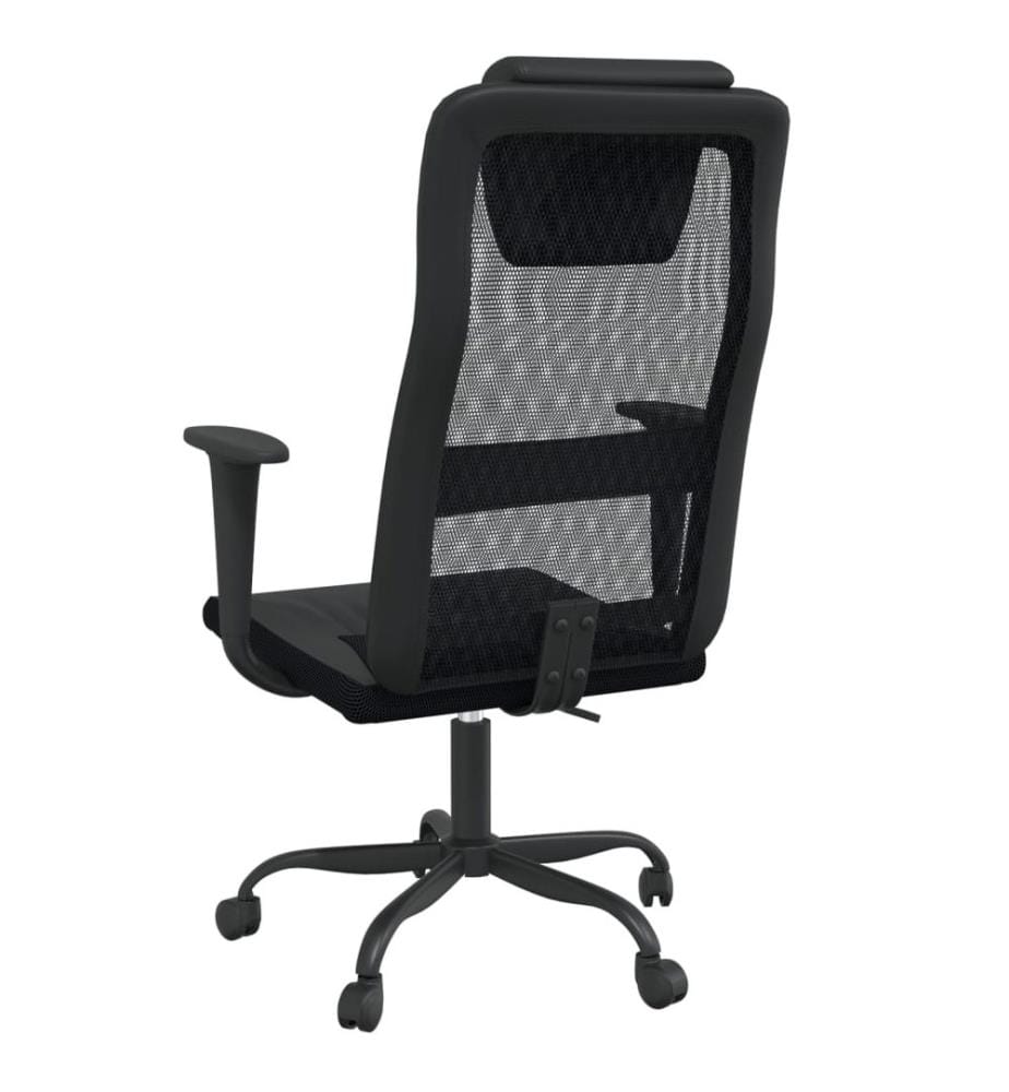 Chaise de bureau réglable en hauteur noir