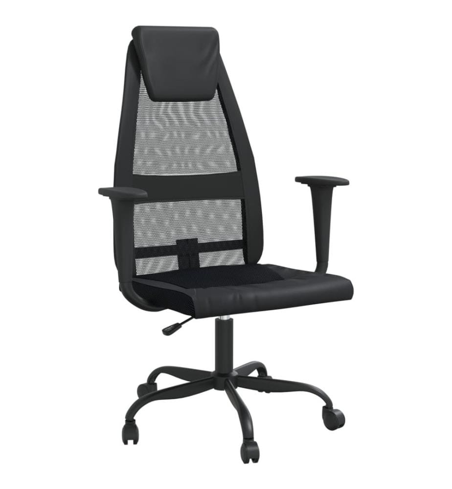 Chaise de bureau réglable en hauteur noir
