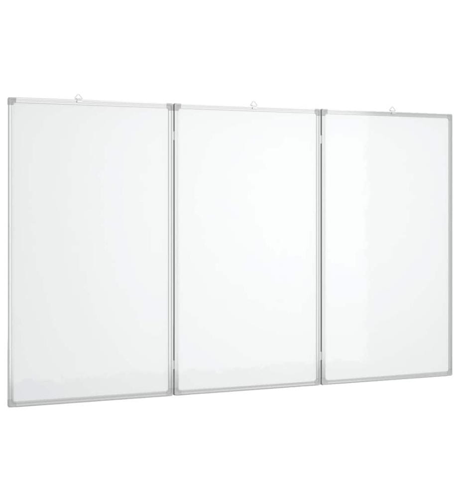 Magnetisches Whiteboard Klappbar 150x80x1,7 cm Aluminium