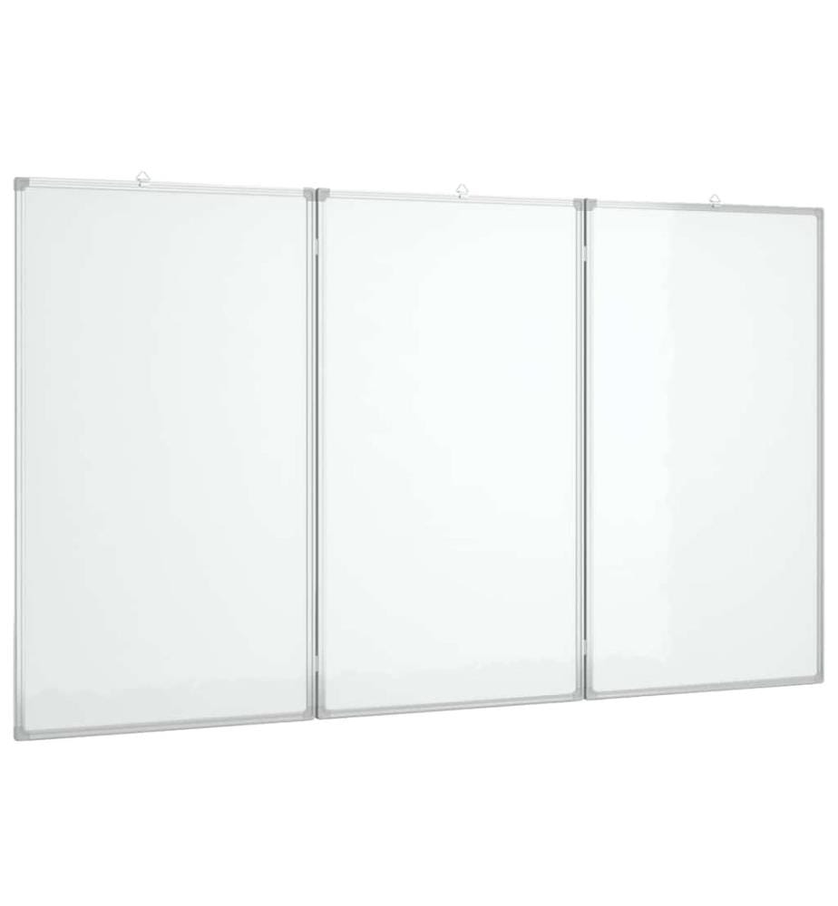 Magnetisches Whiteboard Klappbar 150x100x1,7 cm Aluminium