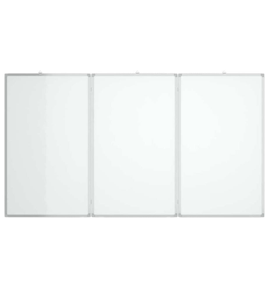 Magnetisches Whiteboard Klappbar 150x100x1,7 cm Aluminium