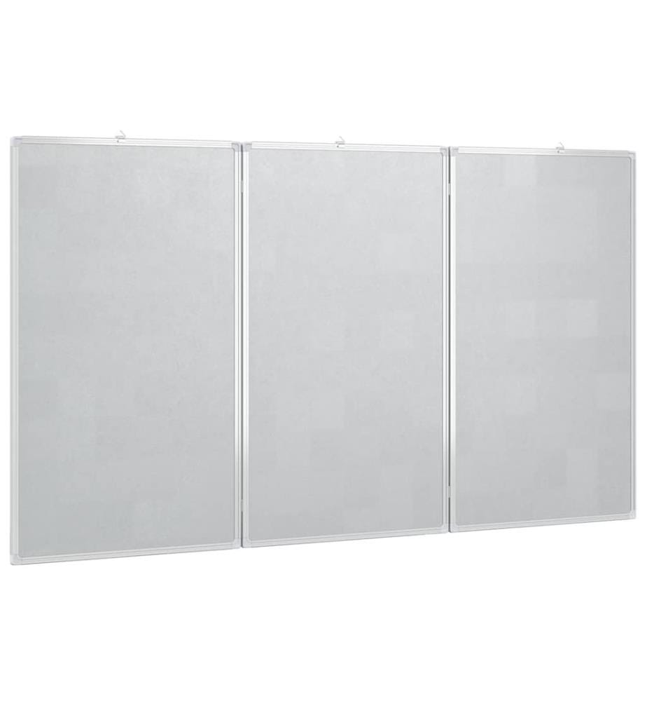 Magnetisches Whiteboard Klappbar 150x100x1,7 cm Aluminium