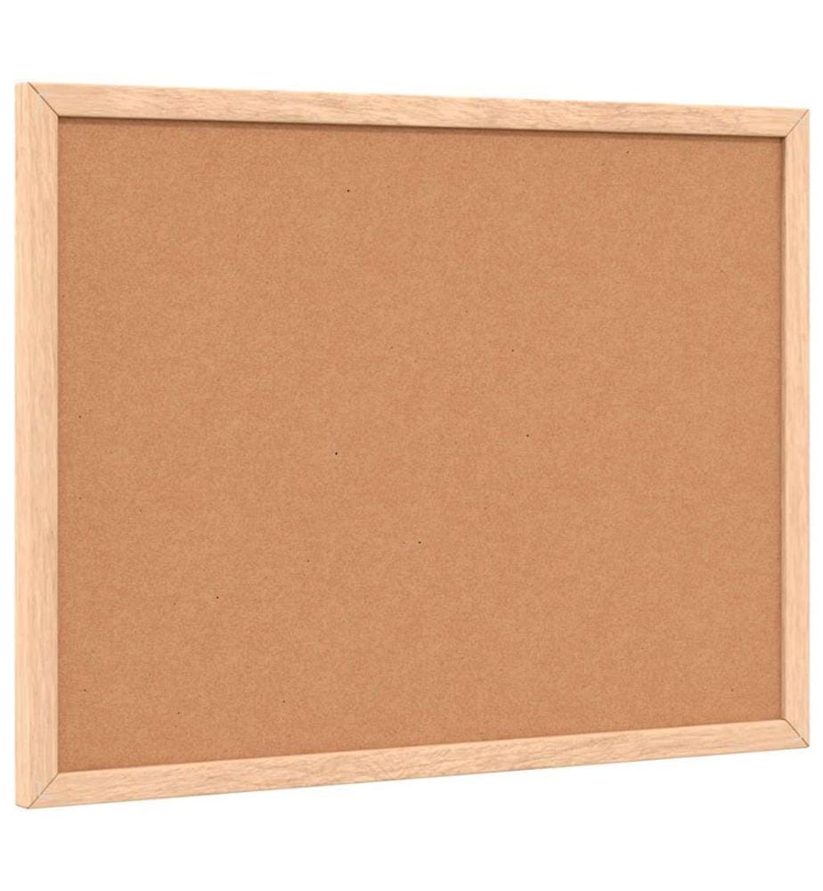 Kreidetafel mit massivem Kiefernholzrahmen Schwarz 40x30 cm
