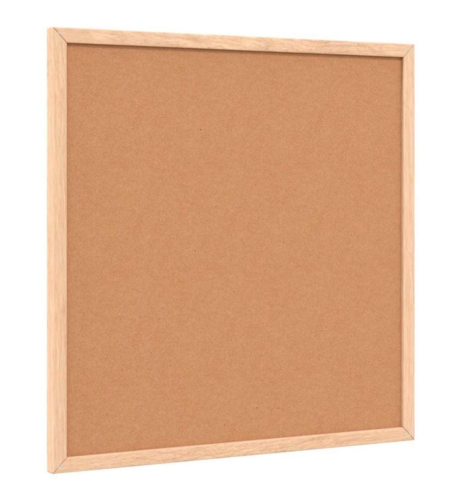 Korktafel mit massivem Kiefernholzrahmen 40x40 cm