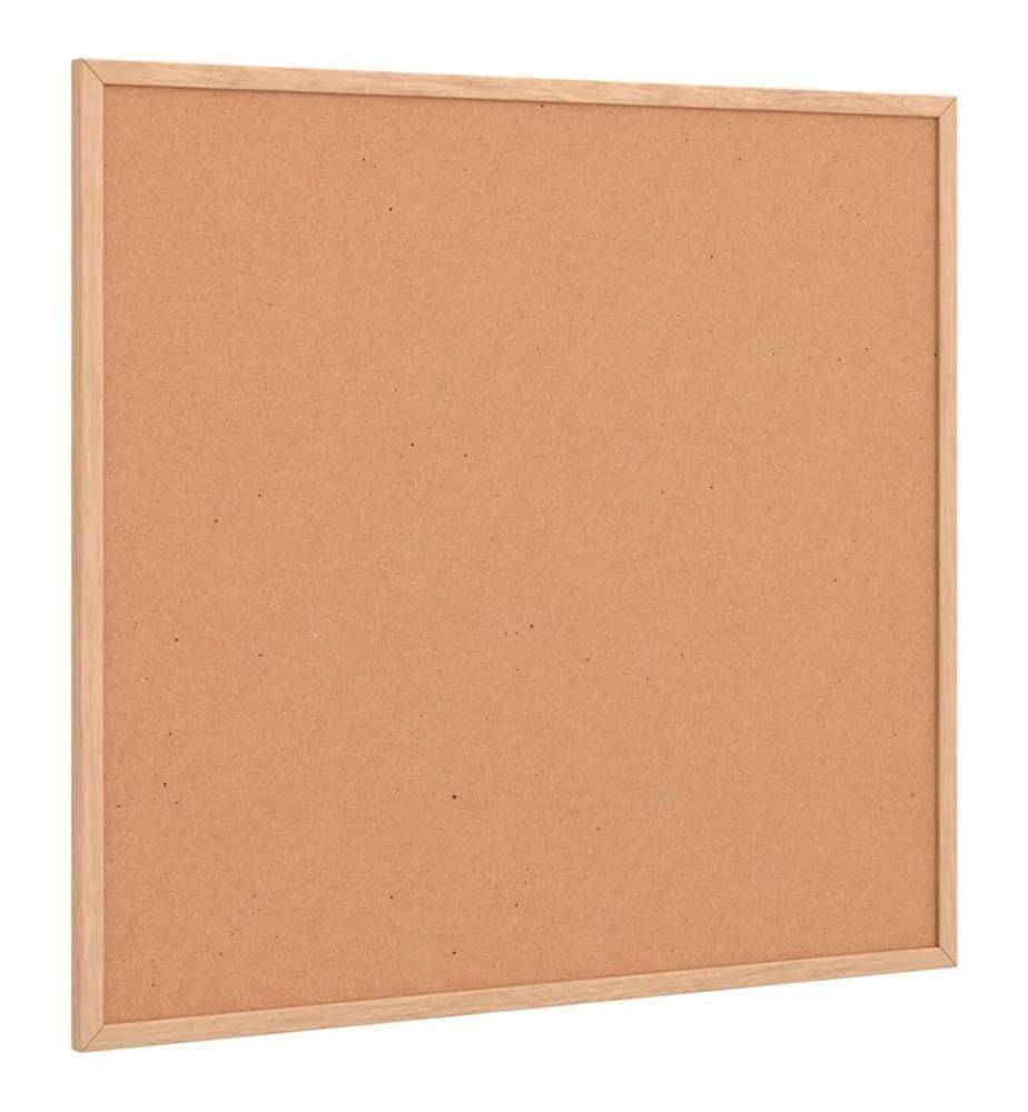 Korktafel mit Rahmen aus massivem Kiefernholz 60 x 55 cm