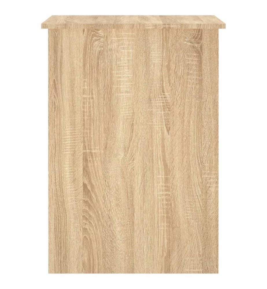 Bureau chêne sonoma 100x55x75 cm bois d'ingénierie