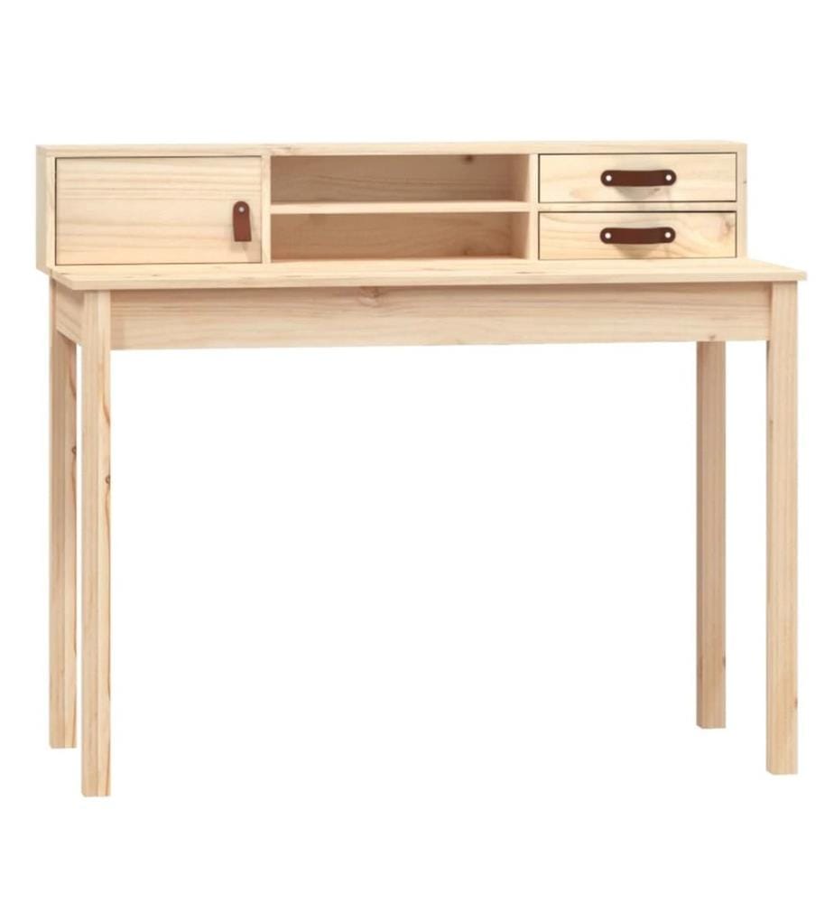 Bureau 110x50x93 cm Bois massif Pin