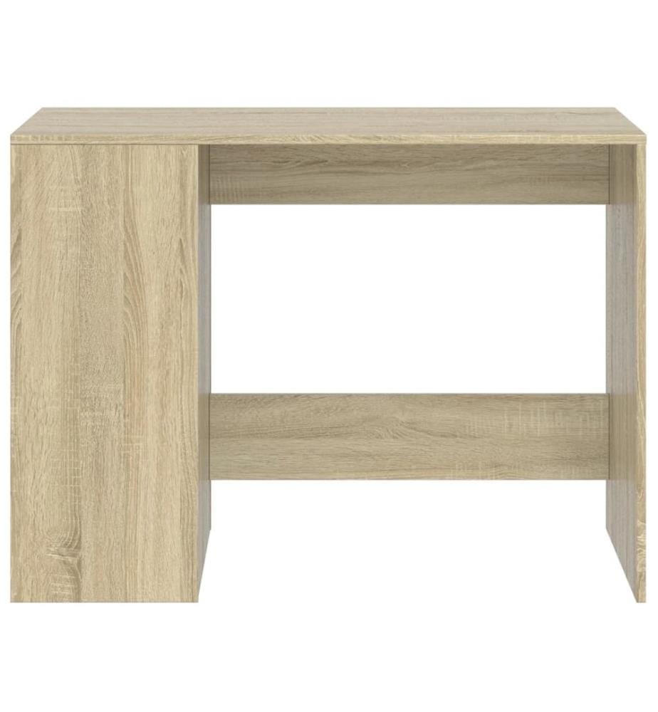 Bureau chêne sonoma 102x50x75 cm bois d'ingénierie