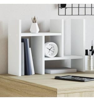 Schreibtisch-Organizer Weiss 34,5x15,5x35,5 cm Holzwerkstoff