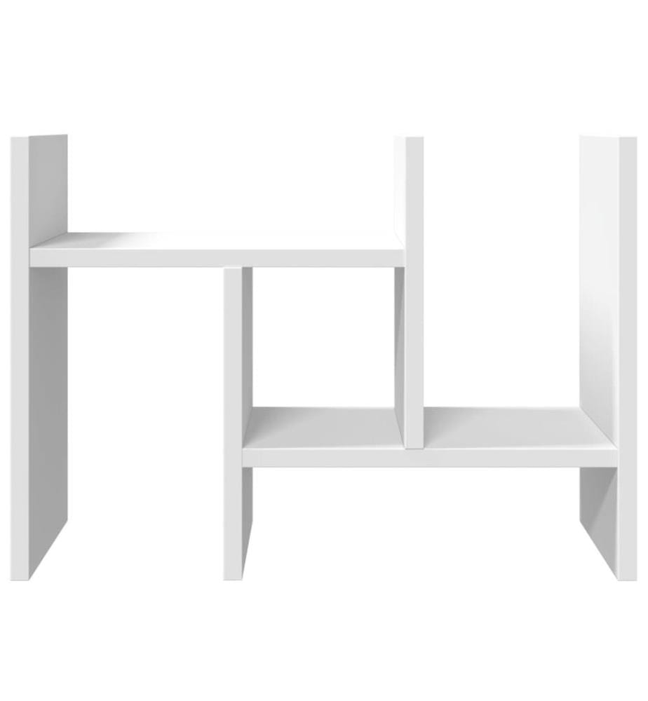 Schreibtisch-Organizer Weiss 34,5x15,5x35,5 cm Holzwerkstoff