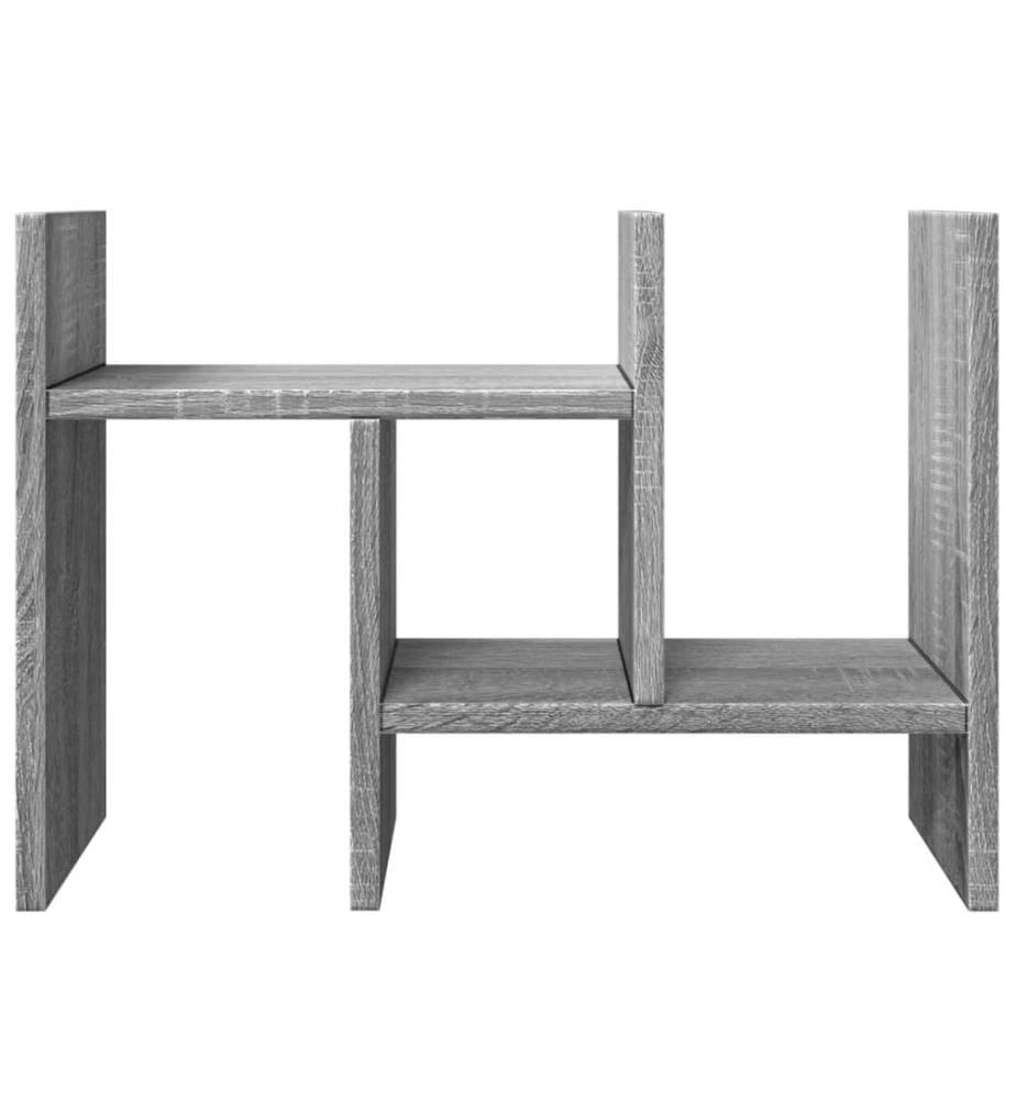 Schreibtisch-Organizer Grau Sonoma 34,5x15,5x35,5 Holzwerkstoff