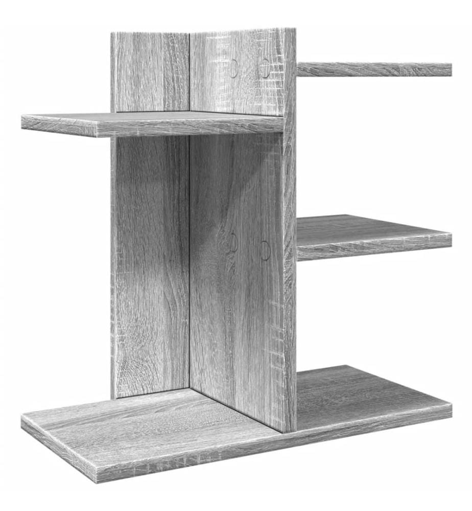 Schreibtisch-Organizer Grau Sonoma 42x21,5x42 cm Holzwerkstoff