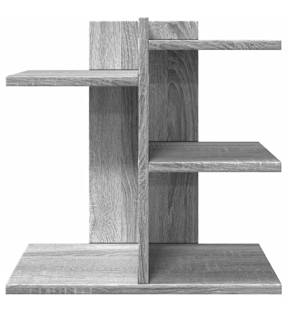 Schreibtisch-Organizer Grau Sonoma 42x21,5x42 cm Holzwerkstoff