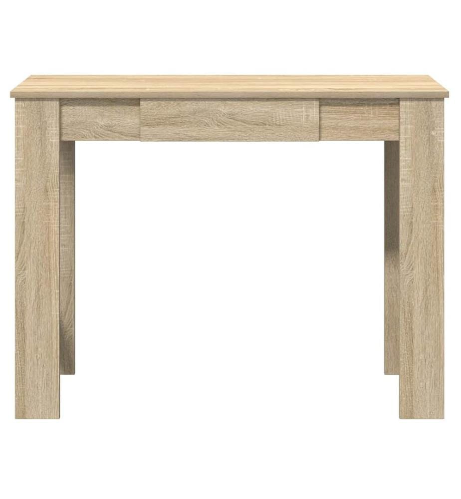 Bureau chêne sonoma 100x45x75 cm bois d'ingénierie