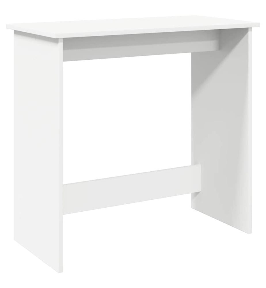 Bureau Blanc 80x40x75 cm Bois d'ingénierie