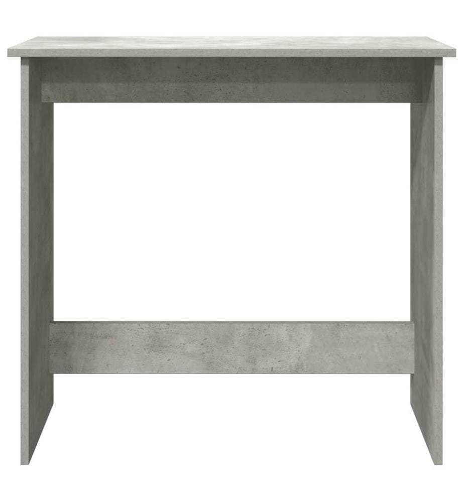 Bureau Gris béton 80x40x75 cm Aggloméré