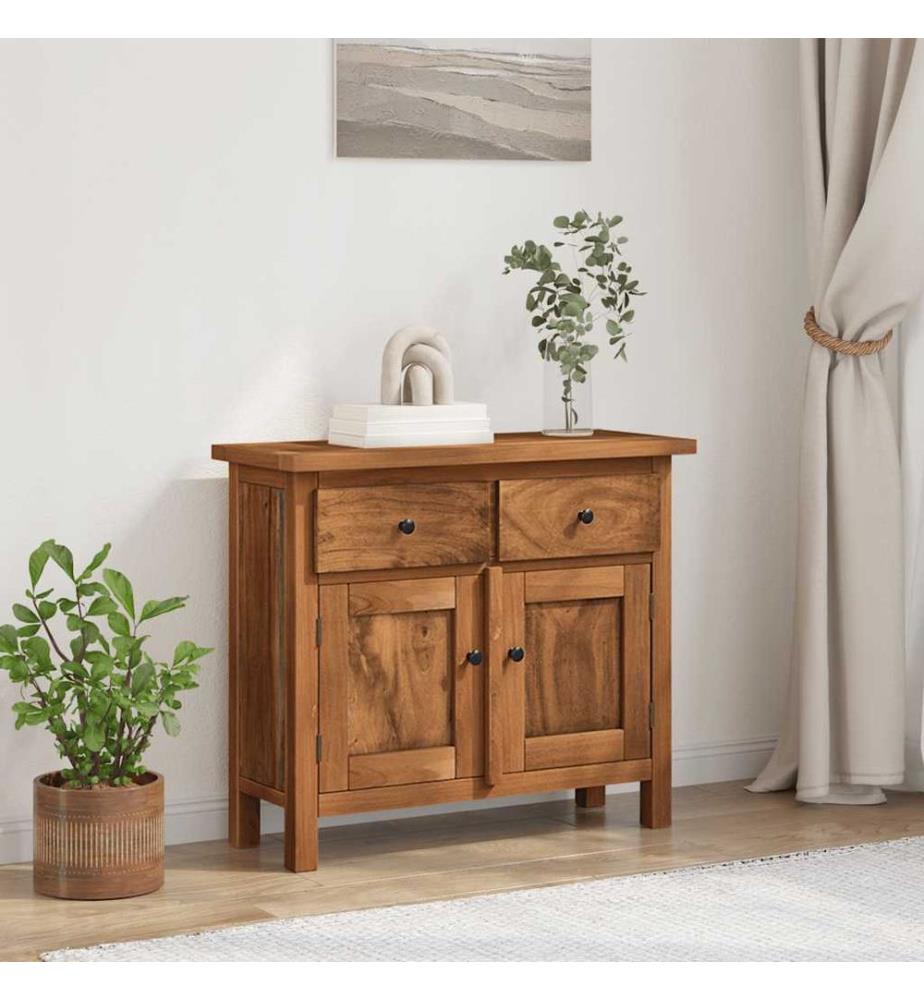Sideboard Massives Mahagoniholz 75x30x65 cm