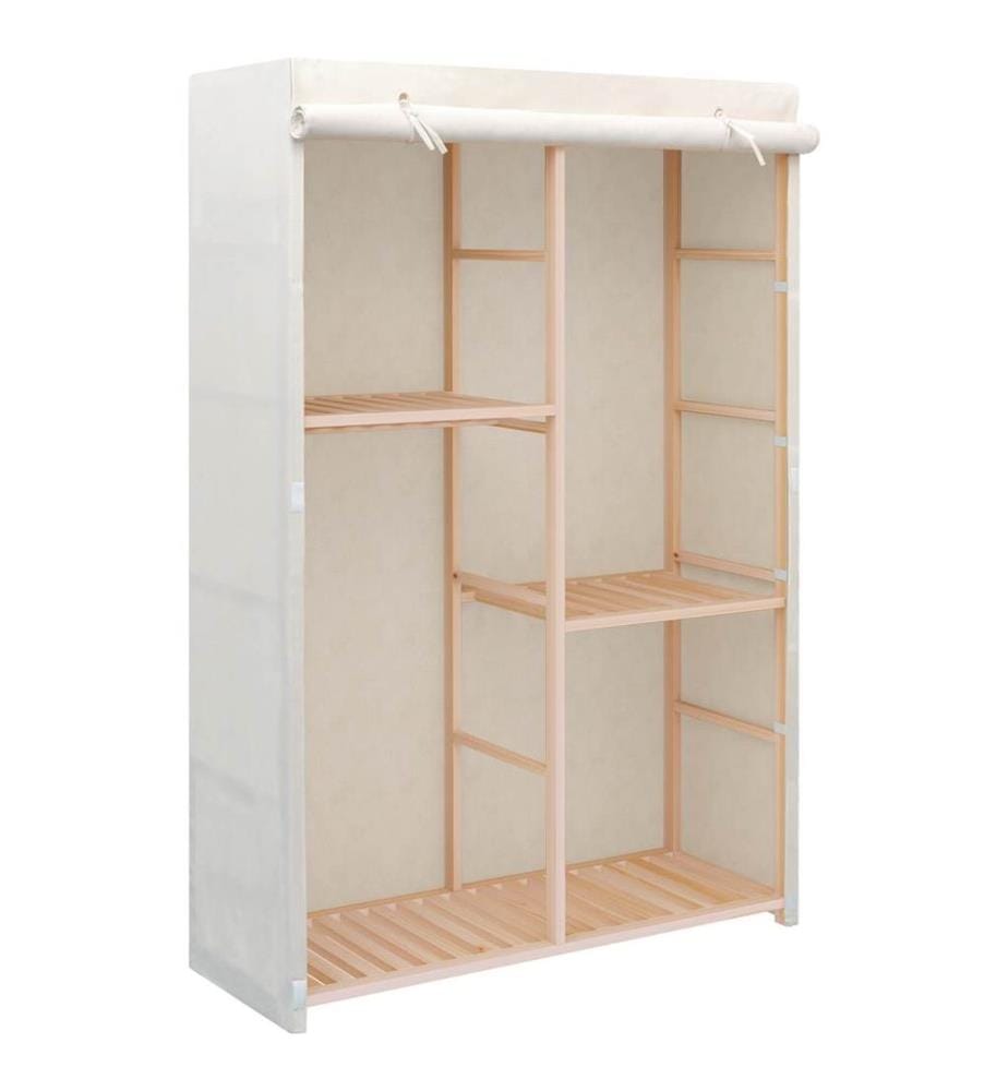 Kleiderschrank mit 3 Ebenen 110 x 40 x 170 cm