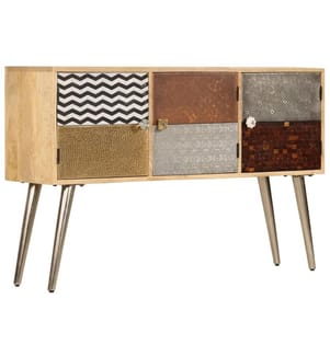 Sideboard 120 x 30 x 75 cm Massivholz Mango