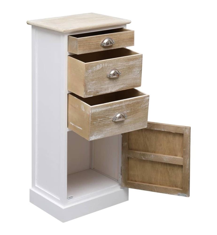 Armoire latérale 38x28x86 cm Bois de Paulownia