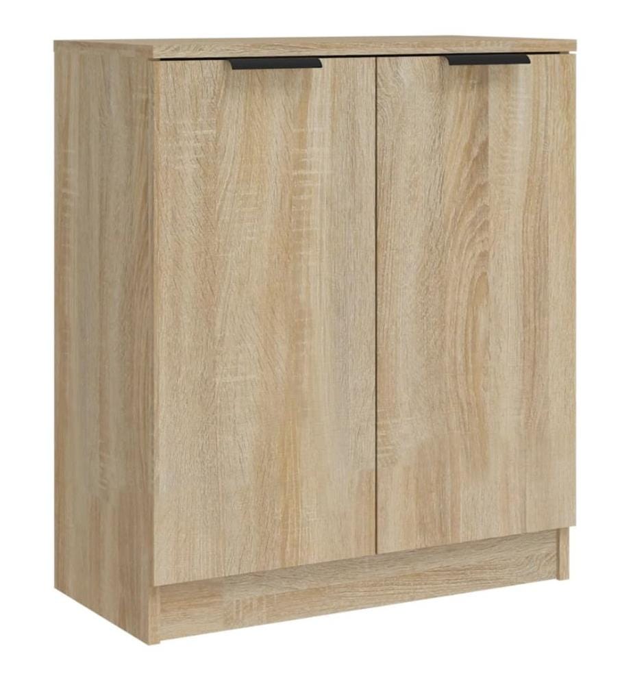 3-tlg. Sideboards Sonoma-Eiche Holzwerkstoff