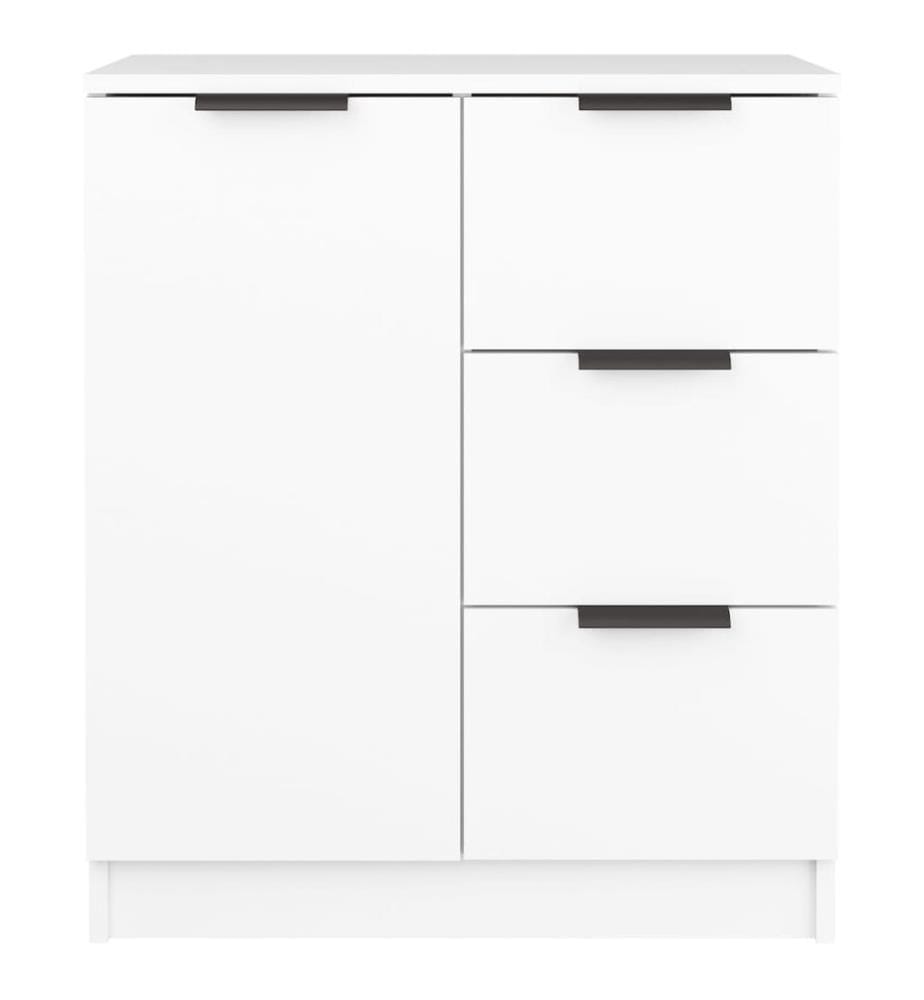 Sideboards 2 Stk. Weiss 60x30x70 cm Holzwerkstoff