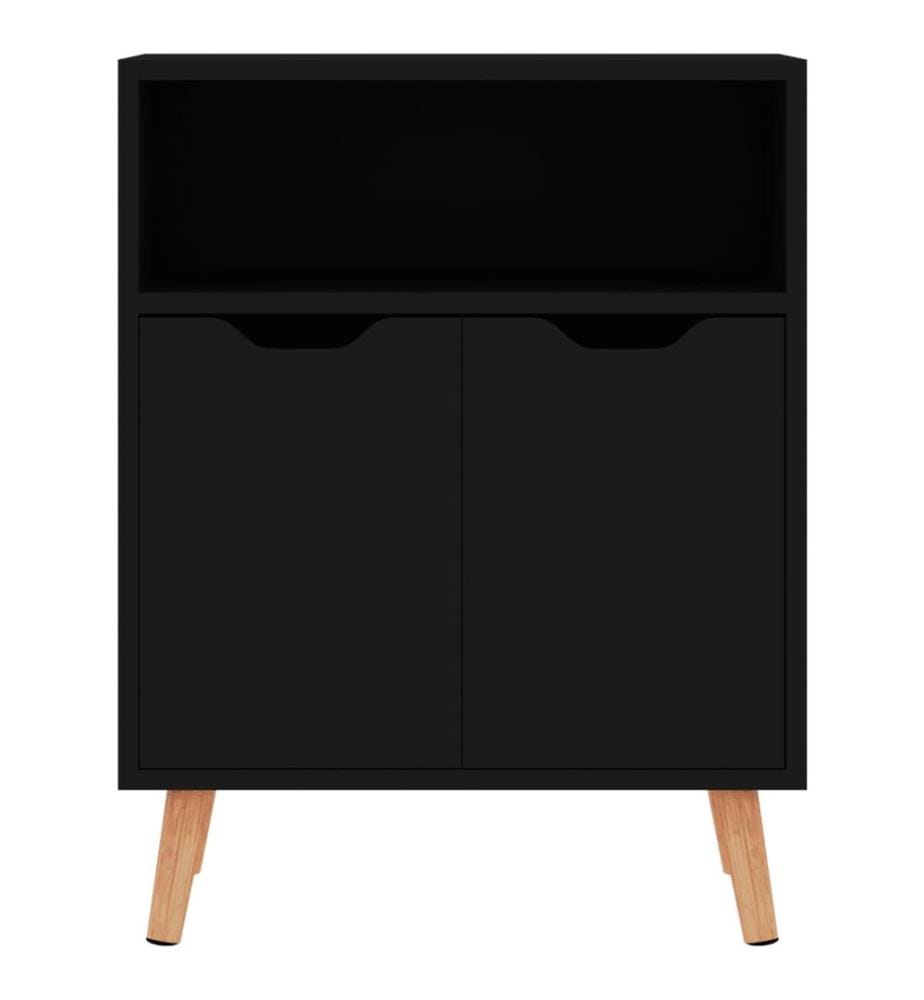 Sideboard Schwarz 60x30x72 cm Holzwerkstoff