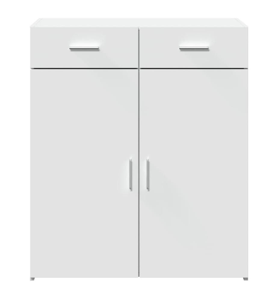 Sideboard Weiss 80x42,5x93 cm Holzwerkstoff