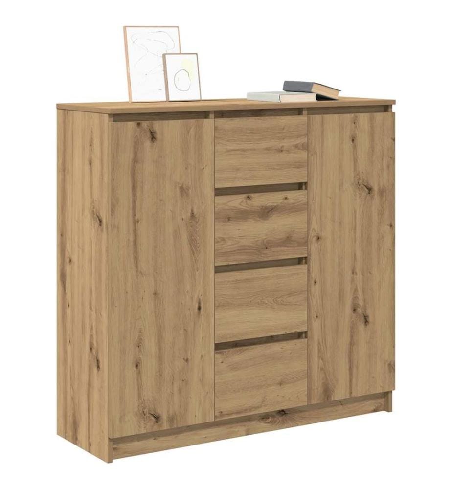 Sideboard mit Schubladen Artisan-Eiche 100,5x35x98,5 cm