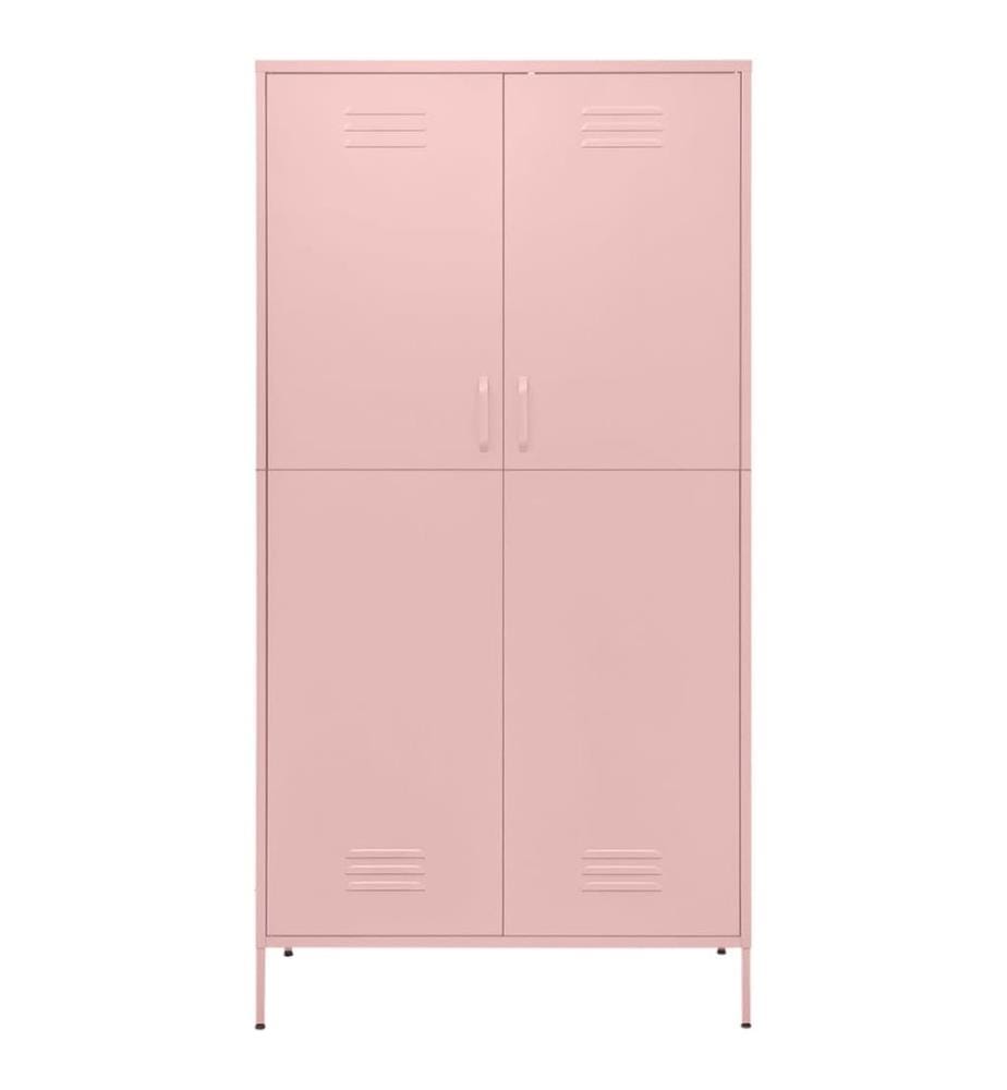Garde-robe Rose 90x50x180 cm Acier