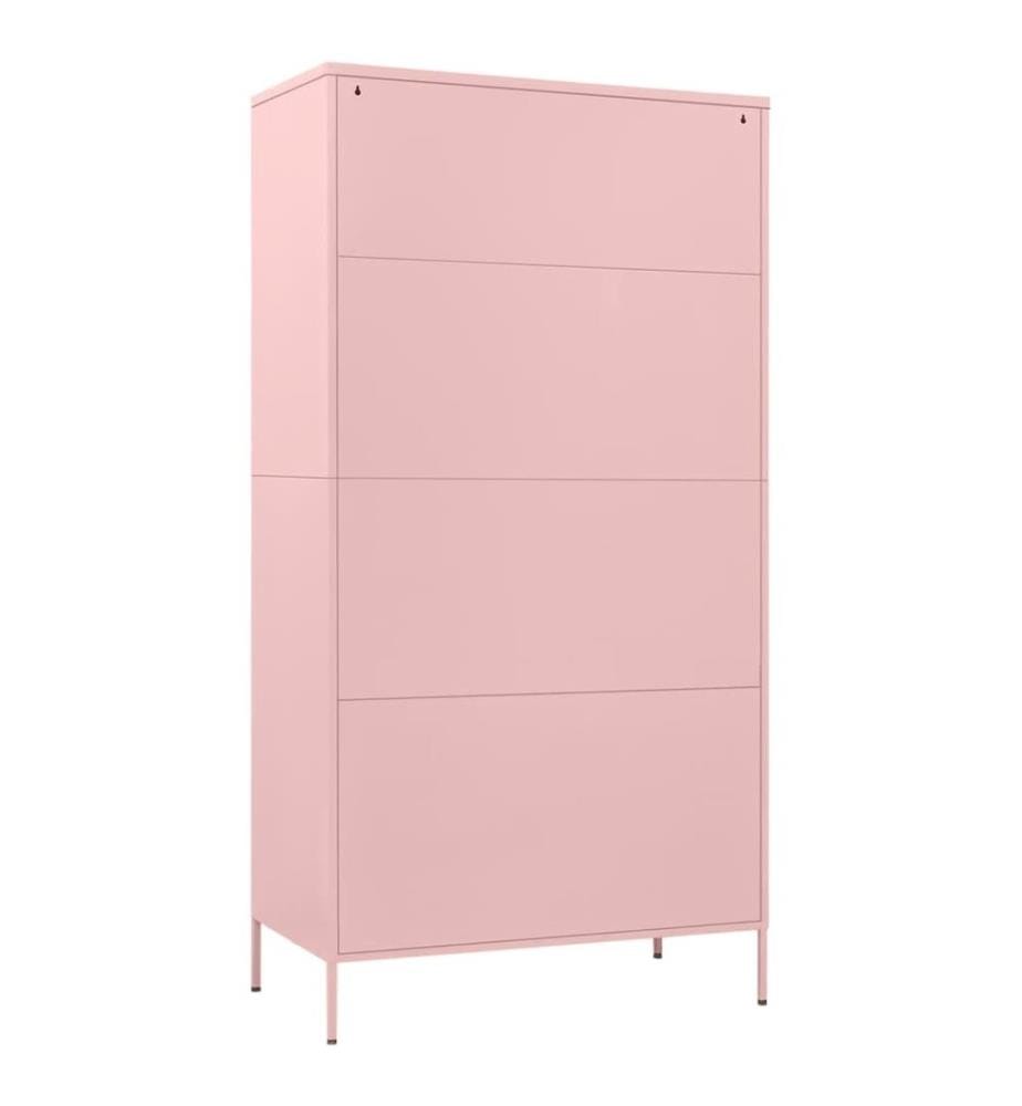 Garde-robe Rose 90x50x180 cm Acier