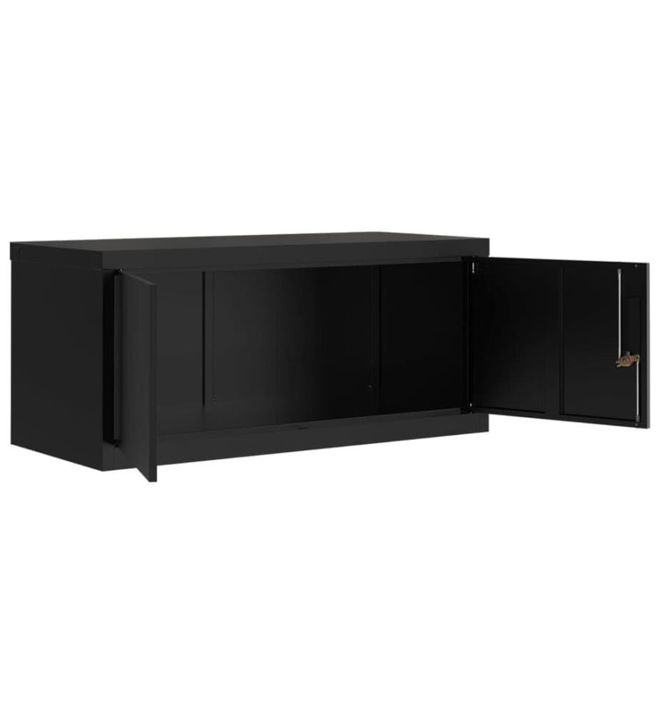 Classeur noir 90x40x40 cm acier