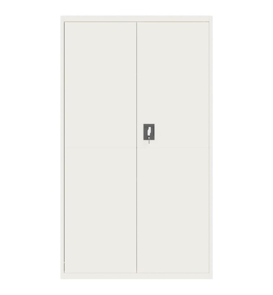 Classeur blanc 105x40x180 cm acier