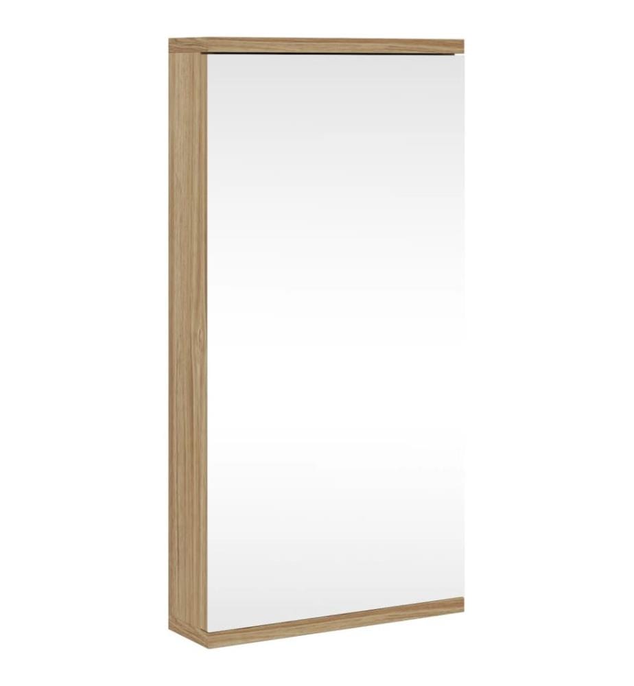 Eck-Spiegelschrank Eichen-Optik 30x24x60 cm