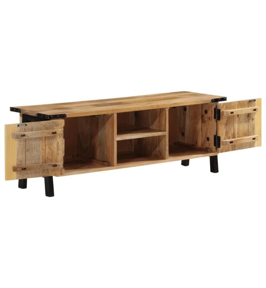 TV-Schrank 110x35x40 cm Massivholz Mango
