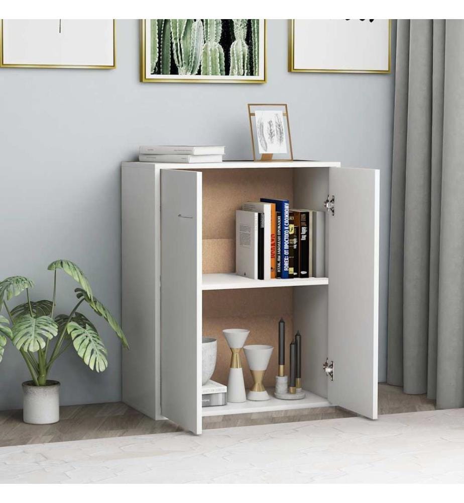 Sideboard Weiss 60x30x75 cm Holzwerkstoff