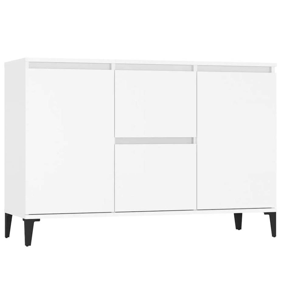 Sideboard Weiss 102x35x70 cm Holzwerkstoff